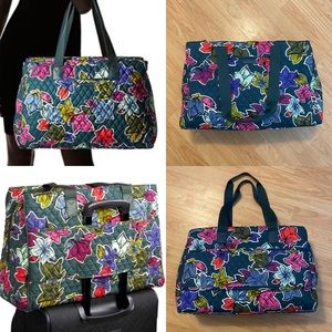 Vera Bradley Falling Flowers 3-Compartment Bag